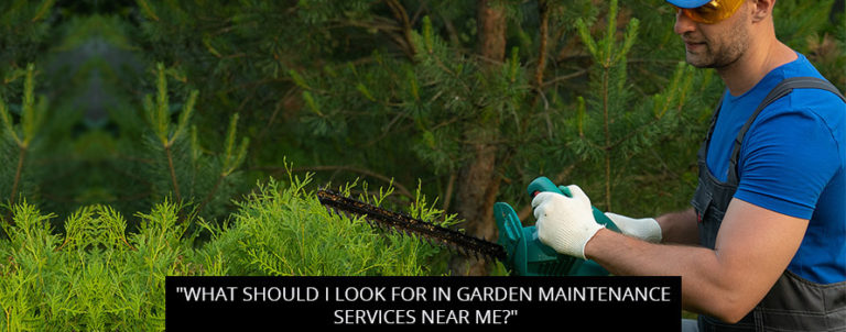 What Should I Look for in Garden Maintenance Services Near Me Hire 